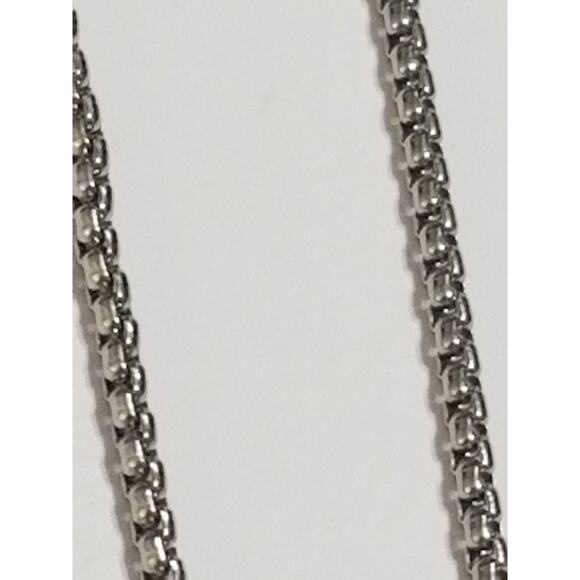 Silvertone 14" necklace with a blue pendant with snake n166* - Picture 8 of 8